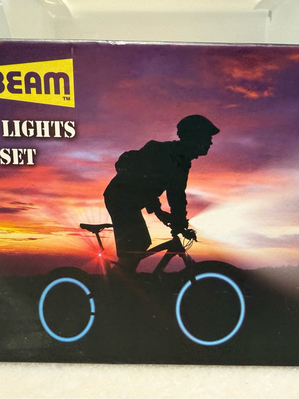 HeroBeam Light Set USB Rechargeable Bicycle Front, Rear And Wheels.
